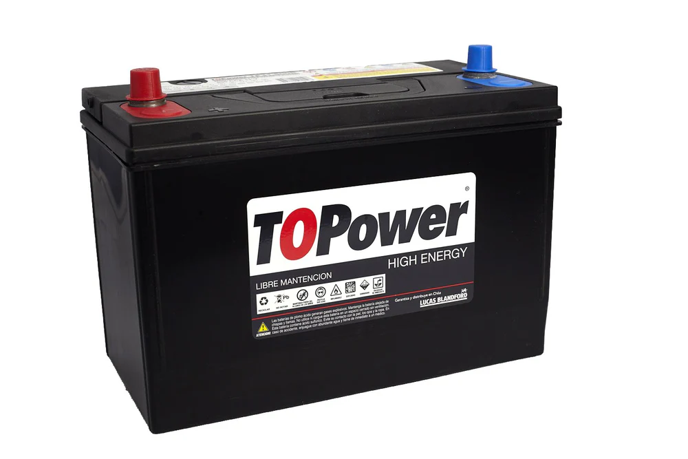 Topower 12v 100AMP 800CCA borne centrado